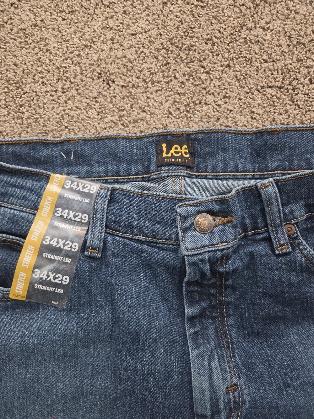 Lee Mens Straight Leg Jeans in Blue